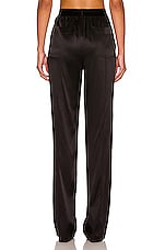 TOM FORD Satin Pant in Black, view 4, click to view large image.
