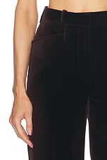 TOM FORD Boot Cut Pant in Dark Oak, view 6, click to view large image.