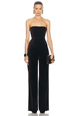 TOM FORD Velvet Corset Top in Dark Oak, view 4, click to view large image.