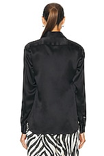 TOM FORD Silk Shirt in Black, view 3, click to view large image.