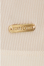TOM FORD Jersey Tank Top in Ecru, view 6, click to view large image.