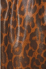 TOM FORD Leopard Printed Shirt in Camel, view 5, click to view large image.