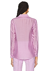 TOM FORD Batiste Shirt in Fragrant Lilac, view 3, click to view large image.
