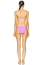 TOM FORD Tricot Bikini Set in Violet, view 3, click to view large image.