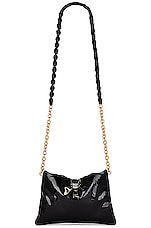 TOM FORD Patent Pillow Carine Small Crossbody Bag in Black, view 3, click to view large image.