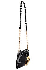 TOM FORD Patent Pillow Carine Small Crossbody Bag in Black, view 4, click to view large image.