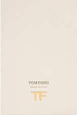 TOM FORD Bianca Small Hobo Bag in Chalk, view 7, click to view large image.