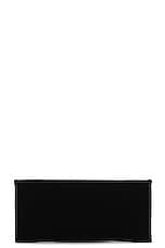 TOM FORD Ava Crystal Velvet Clutch in Black, view 3, click to view large image.