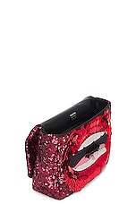 TOM FORD Maxi Lip Natalia Small Shoulder Bag in Multi Red & Black, view 5, click to view large image.