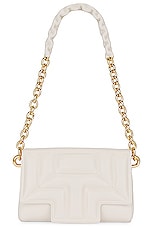 TOM FORD T Medium Shoulder Bag in Chalk, view 1, click to view large image.