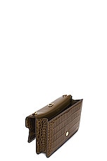 TOM FORD Stamped Croc Whitney Small Shoulder Bag in Khaki, view 5, click to view large image.