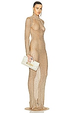 TOM FORD Croco Shoulder Bag in Ivory, view 2, click to view large image.