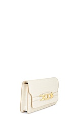 TOM FORD Croco Shoulder Bag in Ivory, view 4, click to view large image.