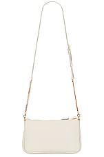 TOM FORD Leather TF Mini Bag in Chalk, view 3, click to view large image.