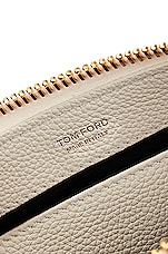 TOM FORD Leather TF Mini Bag in Chalk, view 6, click to view large image.