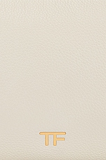 TOM FORD Leather TF Mini Bag in Chalk, view 7, click to view large image.