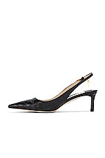 TOM FORD Stamped Croc Angelina 55mm Slingback Pump in Black, view 5, click to view large image.