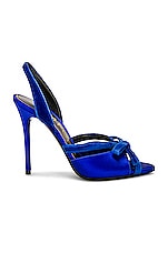 TOM FORD Velvet Bow 105 Sandal in Electric Blue, view 1, click to view large image.