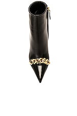 TOM FORD Iconic Chain 105 Ankle Boot in Black, view 4, click to view large image.