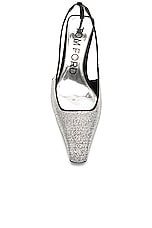 TOM FORD Bejeweled 50 Slingback Pump in Crystal Stones, view 4, click to view large image.
