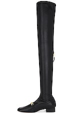 TOM FORD Whitney Over The Knee Boot in Black, view 5, click to view large image.