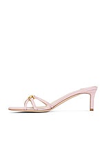 TOM FORD Printed Lizard Whitney 55m Mule in Pastel Pink, view 5, click to view large image.