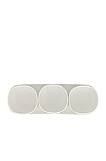 Tina Frey Designs Trio of Bowls on Dish Set in White, view 4, click to view large image.