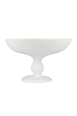 Tina Frey Designs Large Pedestal Bowl in White, view 2, click to view large image.