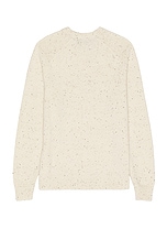 Theory Dinin Woolcash Donegal Sweater in Cream Multi, view 2, click to view large image.