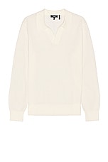 Theory Briody Sweater in Ivory, view 1, click to view large image.