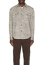 Theory Garvin Tweed Jacket in Coffee Multi, view 4, click to view large image.