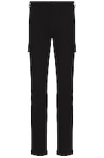 Theory Zaine Neoteric Twill Pants in Black, view 1, click to view large image.