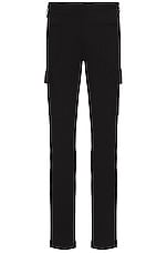 Theory Zaine Neoteric Twill Pants in Black, view 2, click to view large image.