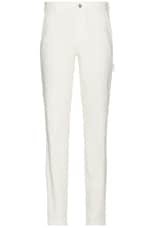 Theory Zaine Carpenter Pants in Ivory, view 1, click to view large image.