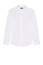 Theory Sylvain Shirt in White, view 1, click to view large image.