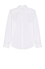 Theory Sylvain Shirt in White, view 2, click to view large image.