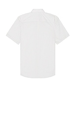 Theory Irving Short Sleeve Shirt in Sand Multi, view 2, click to view large image.