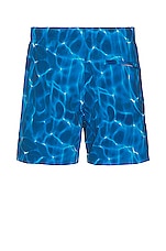 Theory Jace Swim Shorts in Sail Blue Multi, view 2, click to view large image.