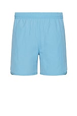 Theory Track Swim Short in Powder Blue, view 1, click to view large image.