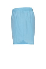 Theory Track Swim Short in Powder Blue, view 3, click to view large image.