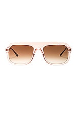 Thierry Lasry Bowery Sunglasses in Pink, view 1, click to view large image.
