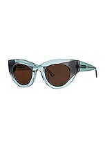 Thierry Lasry Captivity Sunglasses in Blue, view 1, click to view large image.
