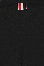 Thom Browne Unstructured Soft Shoulder Patch Blazer in Black, view 3, click to view large image.