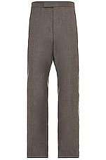 Thom Browne Classic Backstrap Skinny Trouser in Medium Grey, view 1, click to view large image.
