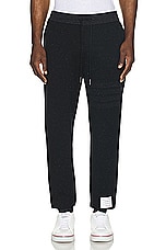 Thom Browne Sweatpants in Black, view 5, click to view large image.