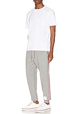 Thom Browne Sweatpants in Light Grey, view 5, click to view large image.