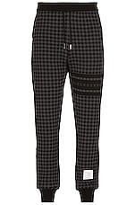 Thom Browne Sweatpants in Black, view 1, click to view large image.