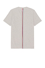 Thom Browne Backstripe Pique Shirt in Light Grey, view 2, click to view large image.