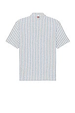 Thom Browne Short Sleeve Button Down Shirt in Seasonal Multi, view 2, click to view large image.