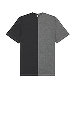 Thom Browne Short Sleeve Pocket T-Shirt in Fun Mix, view 2, click to view large image.